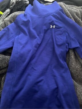 Under Armour Blue ColdGear Performance Hoodie